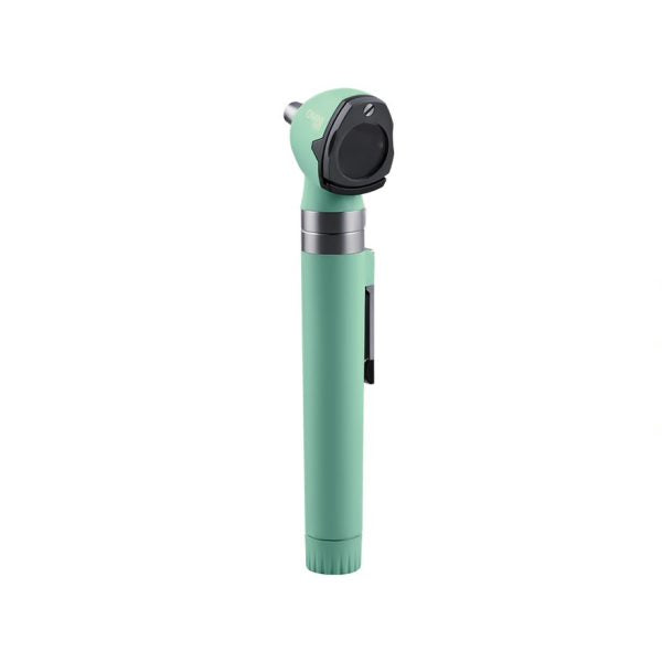 Otoscópio Veterinário MD 2.5V Omni VET LED Fibra Óptica Com Estojo – Verde Menta