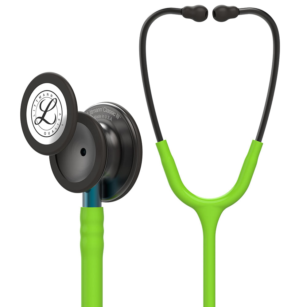 Estetoscópio Littmann Classic III 5875 Verde Limão Black – 3M