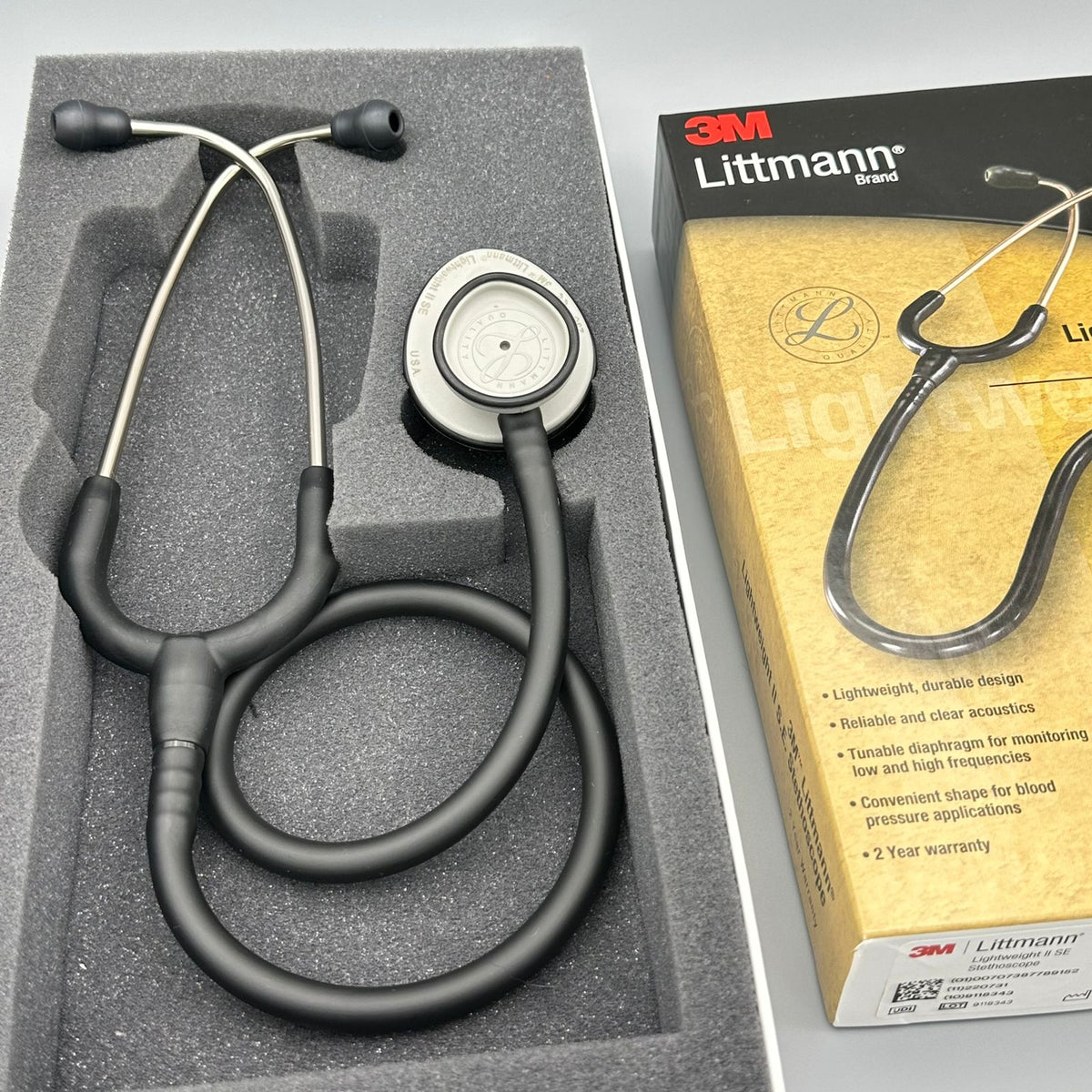 Estetoscópio Littmann Lightweight II S.E 2450 Preto – 3M