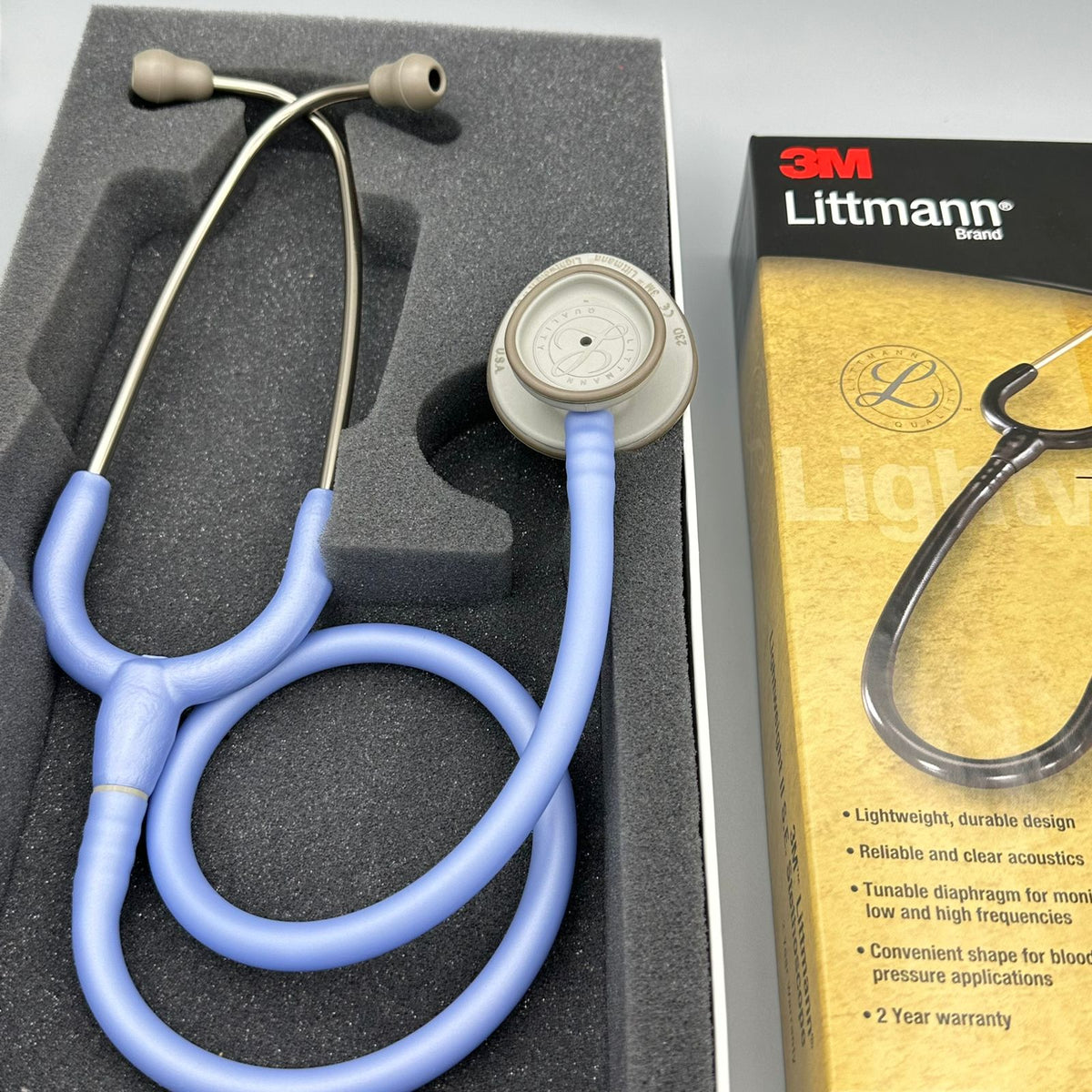 Estetoscópio Littmann Lightweight II S.E 2454 Azul Claro – 3M