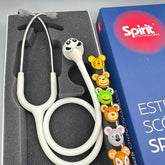 Estetoscópio Spirit MD Master Lite Animal Pediátrico Branco – Bichinhos